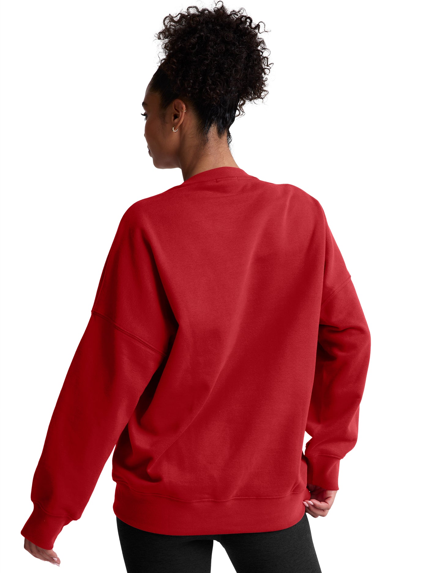 LuxeFleece Oversized Sweatshirt - Fitted