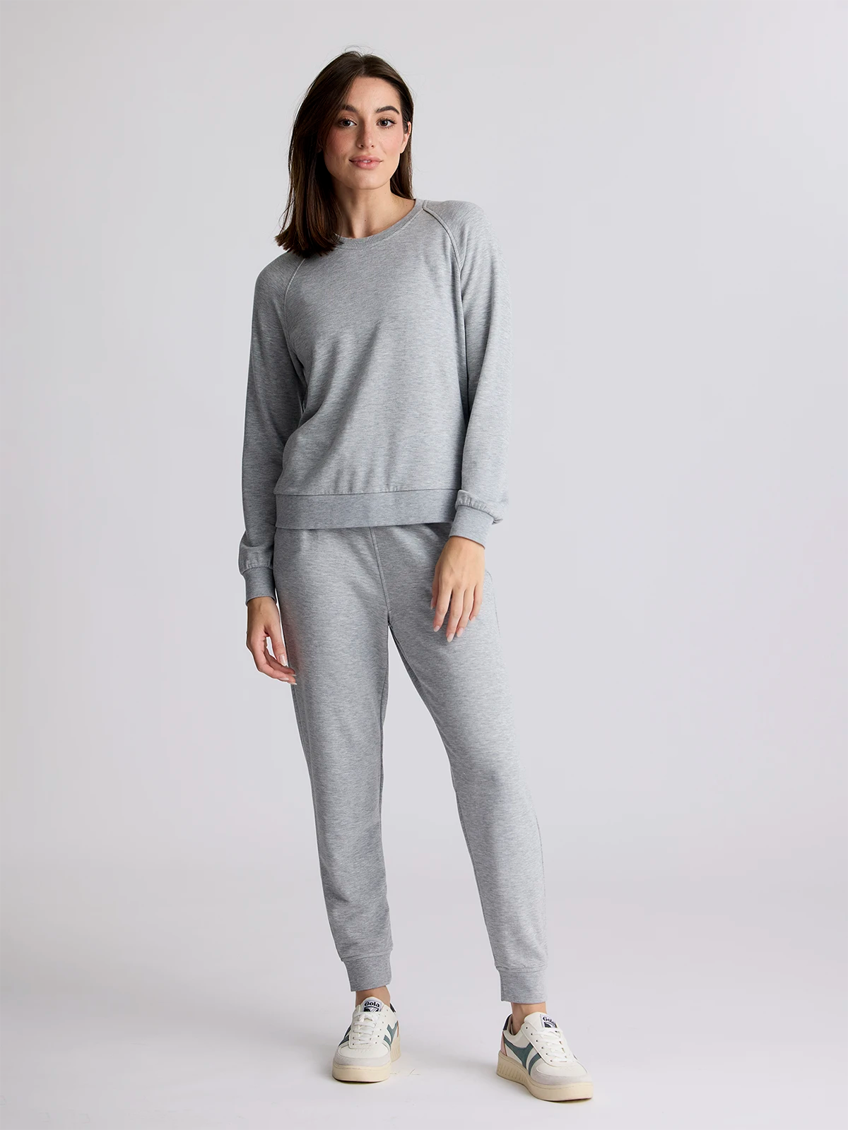 Bamboo Lightweight Fleece Crew - Fitted