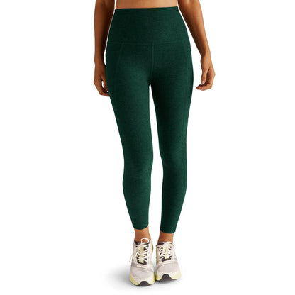 Spacedye Out Of Pocket High Waisted Midi Legging - Fitted