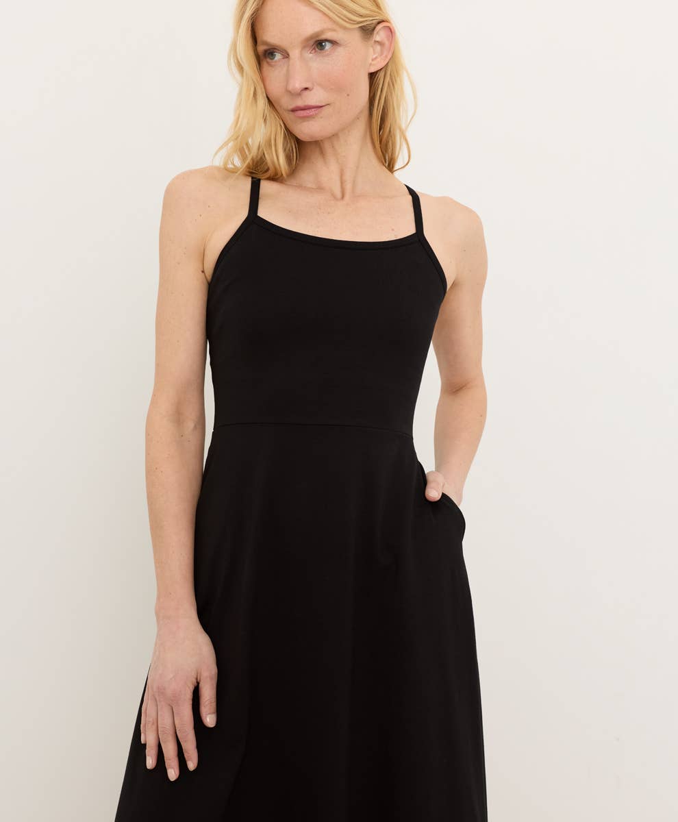 Fit & Flare Midi Dress - Fitted