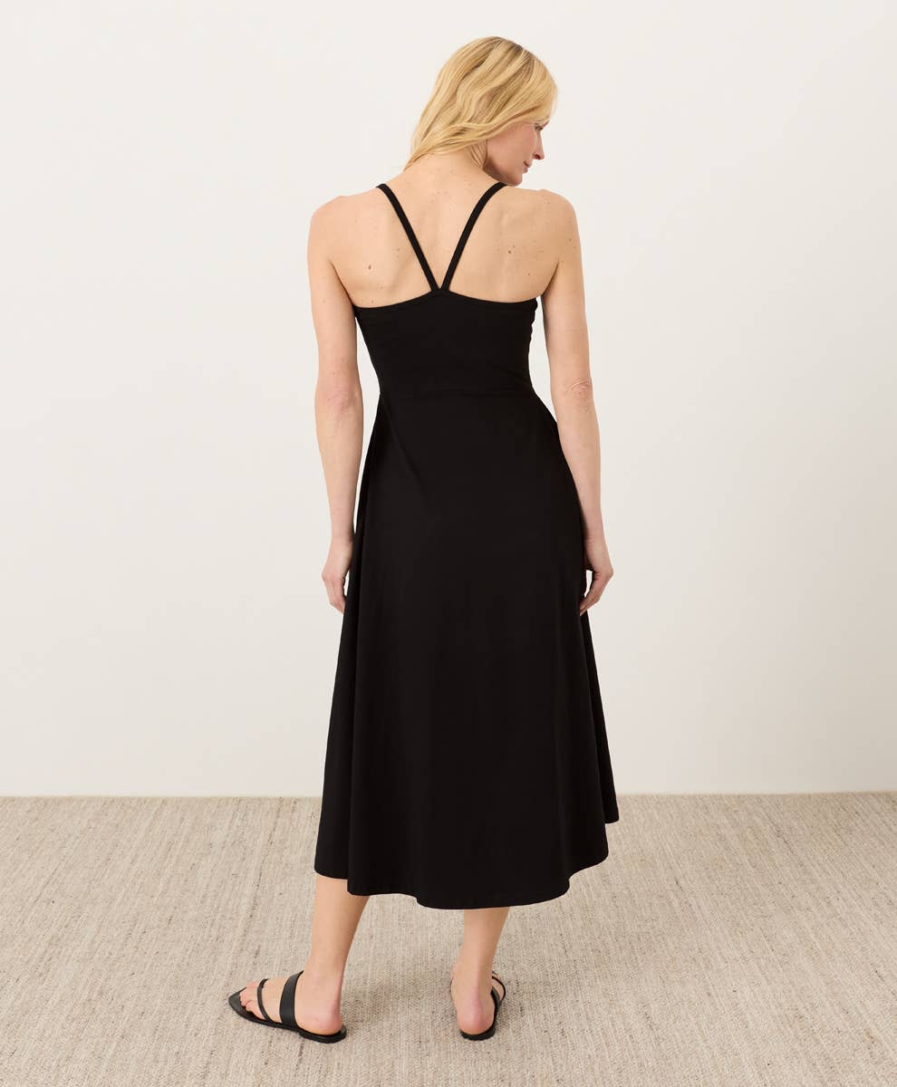Fit & Flare Midi Dress - Fitted