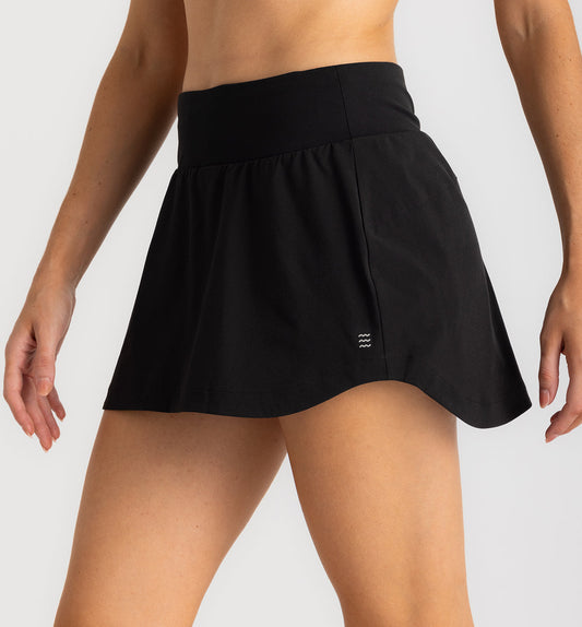 Bamboo-Lined Active Breeze Skort -13" - Fitted
