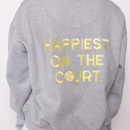 Happiest on the (Tennis) Court Sweatshirt