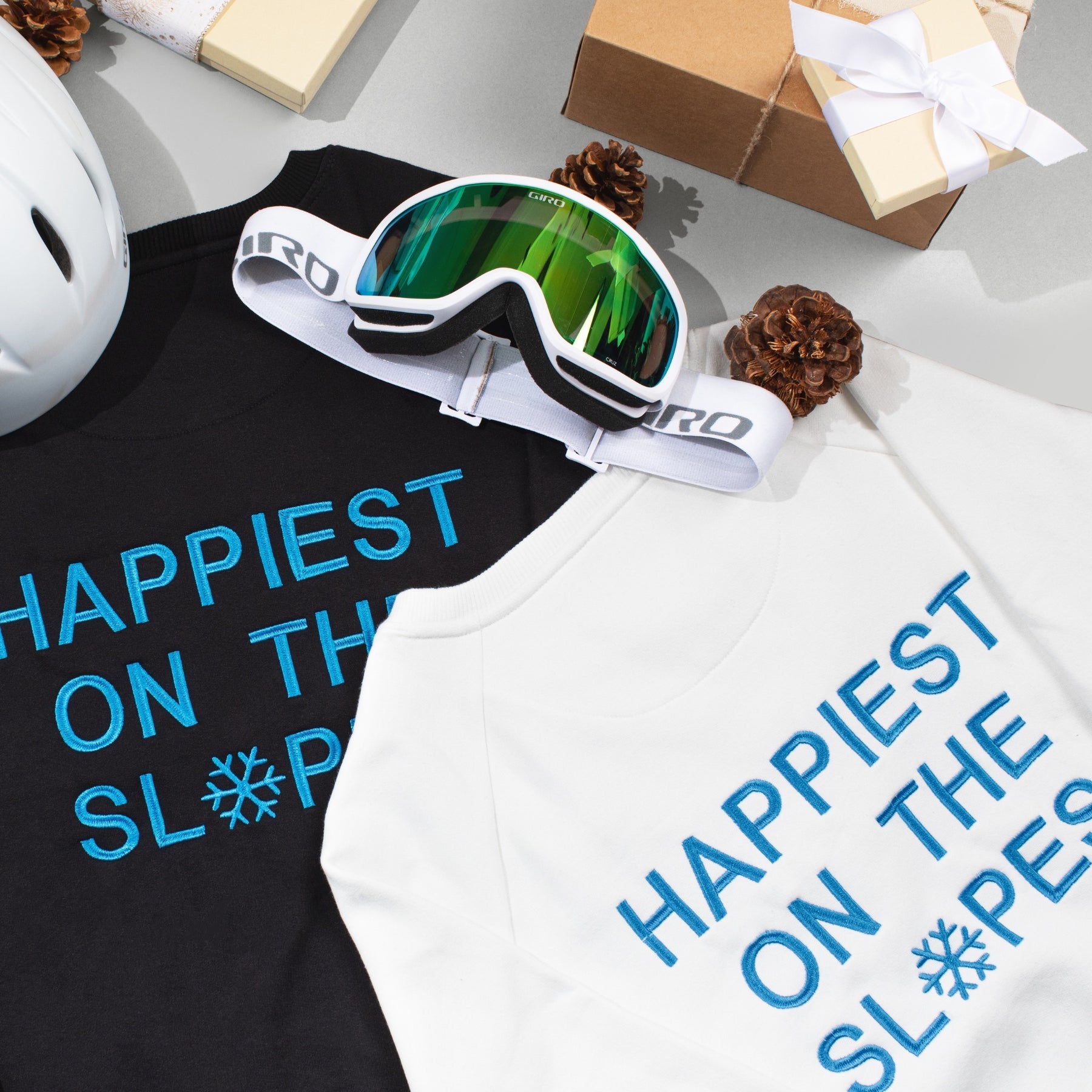 Happiest on the Slopes Sweatshirt - Fitted