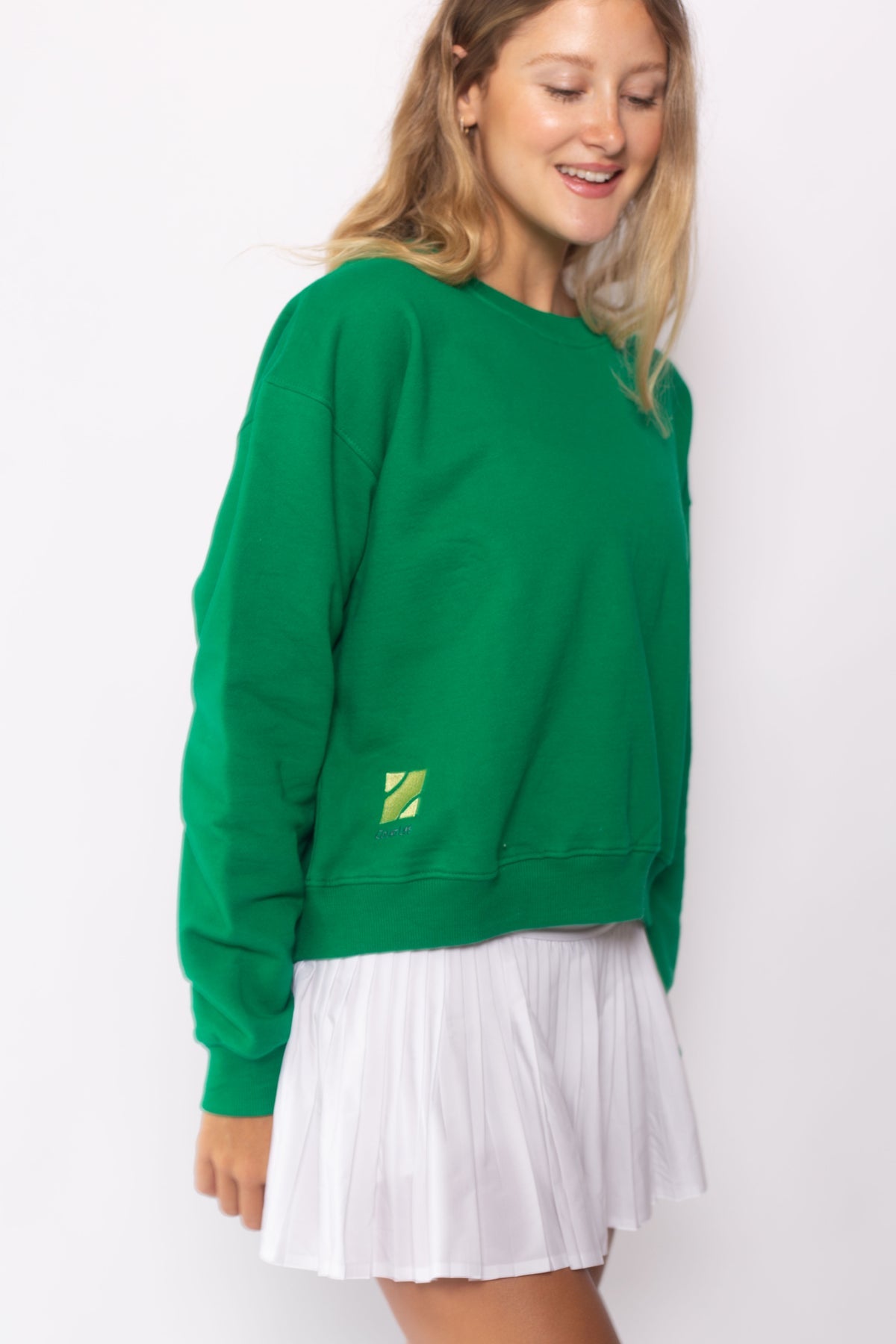 Happiest on the (Tennis) Court Sweatshirt - Fitted