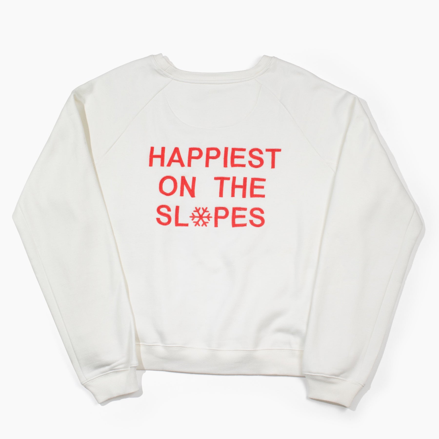 Happiest on the Slopes Sweatshirt - Fitted