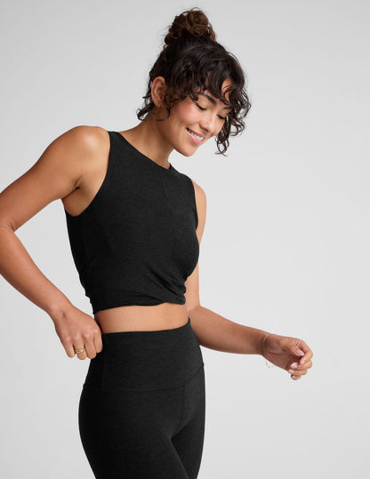 Featherweight Center Stage Cropped Tank - Fitted