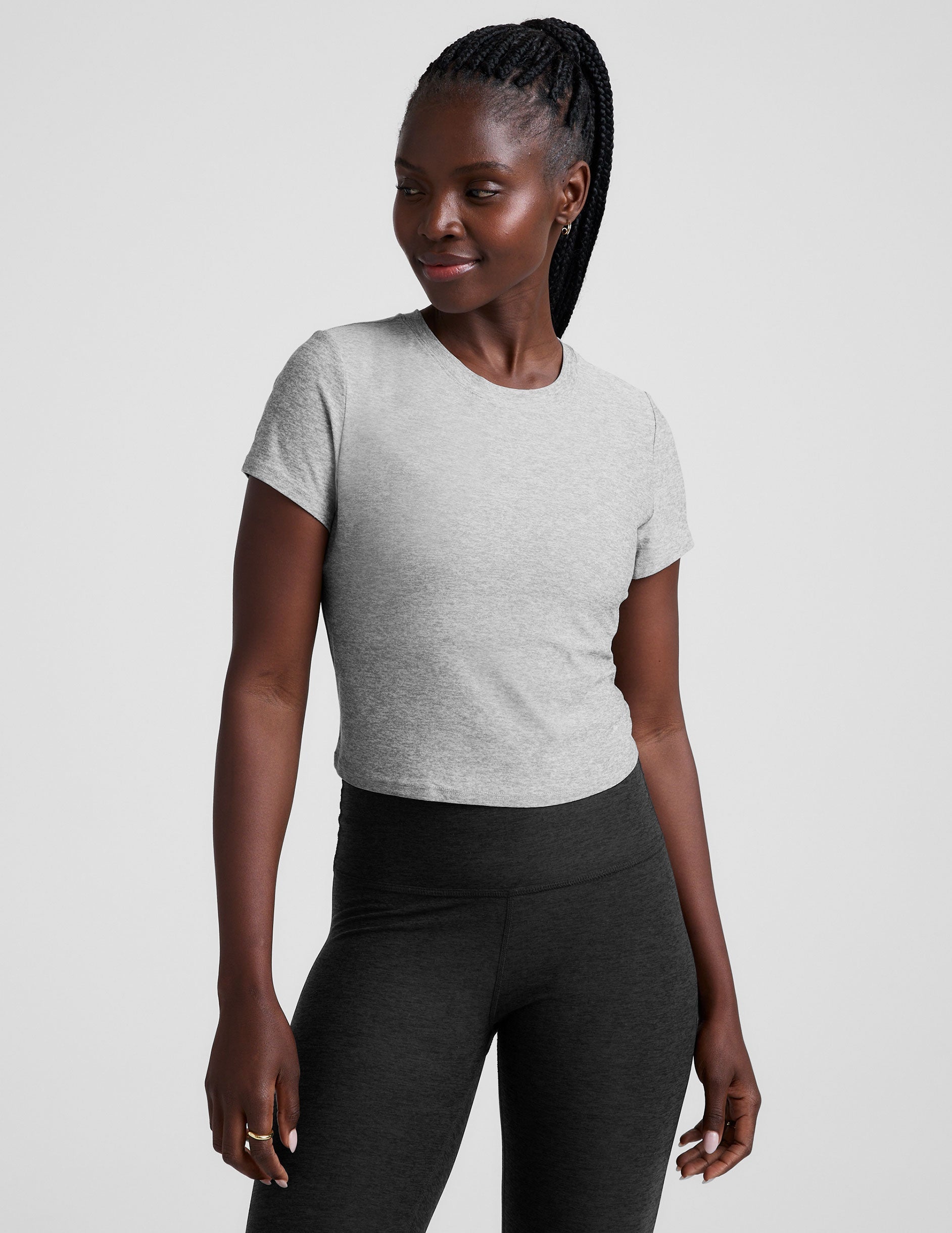 Featherweight Cropped Tee - Fitted