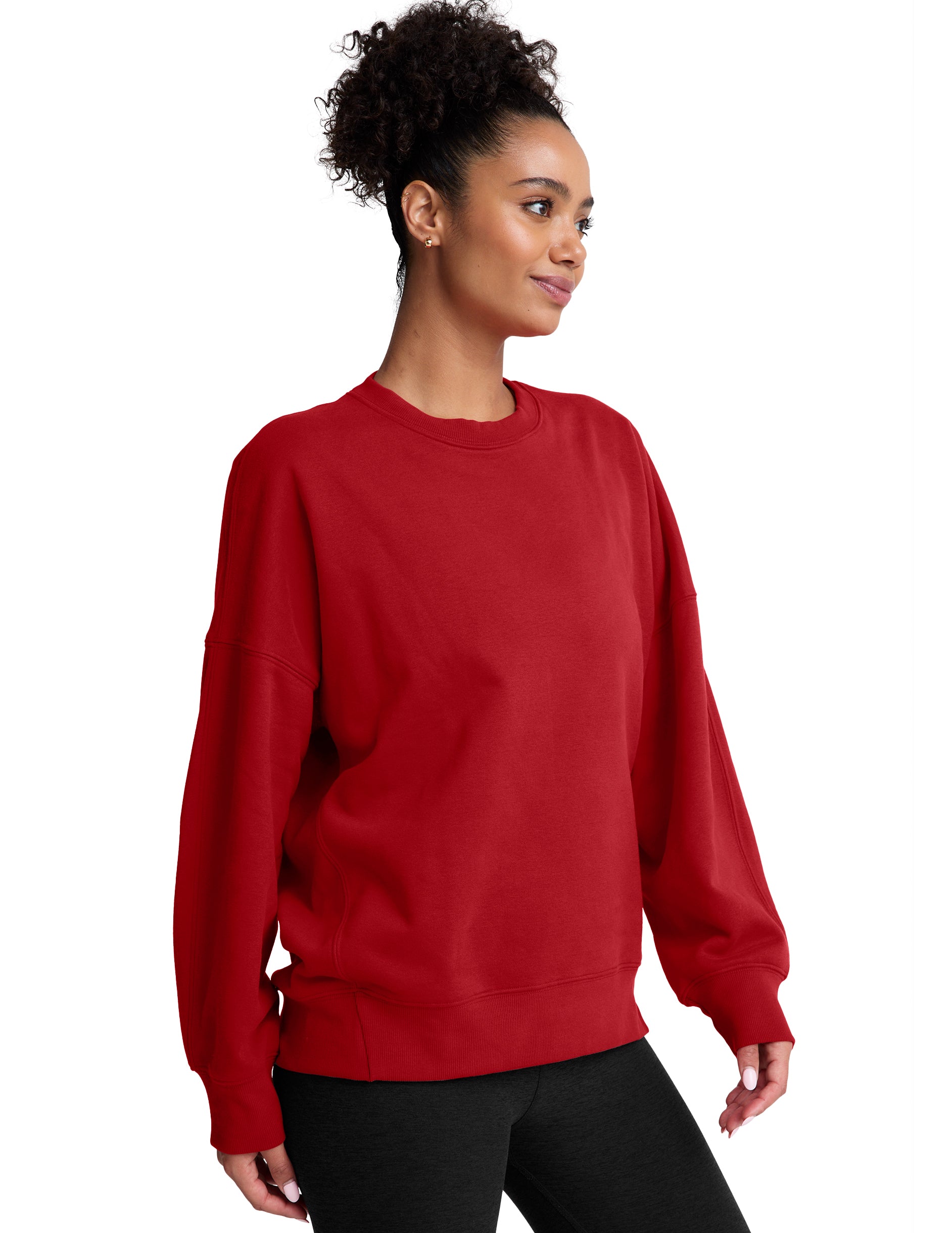 LuxeFleece Oversized Sweatshirt - Fitted