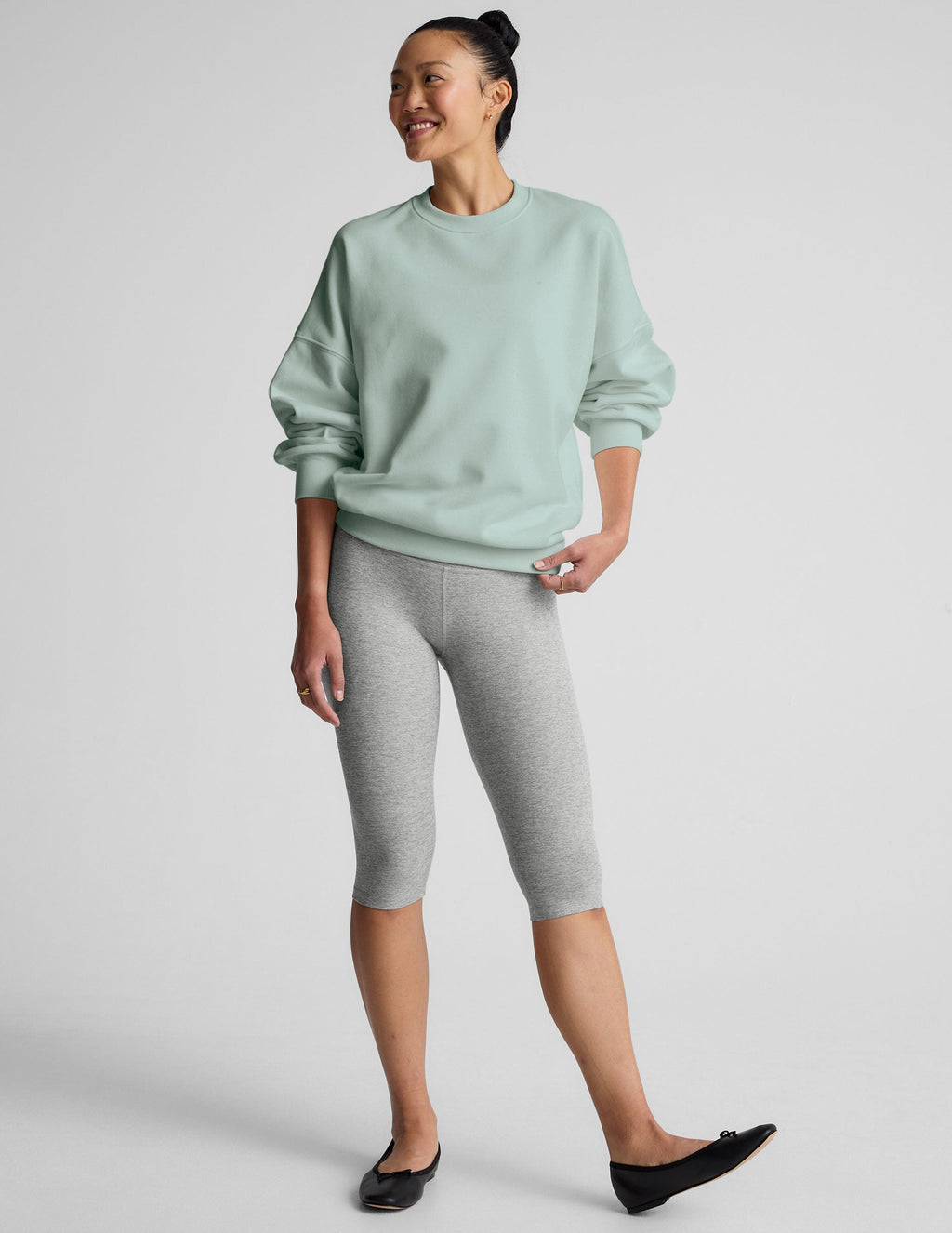 LuxeFleece Oversized Sweatshirt - Fitted