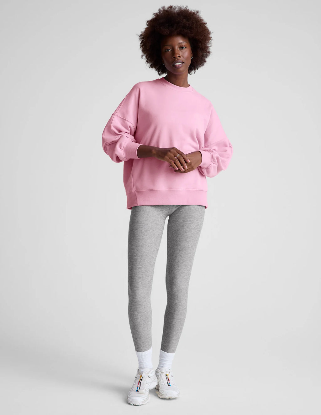 LuxeFleece Oversized Sweatshirt - Fitted