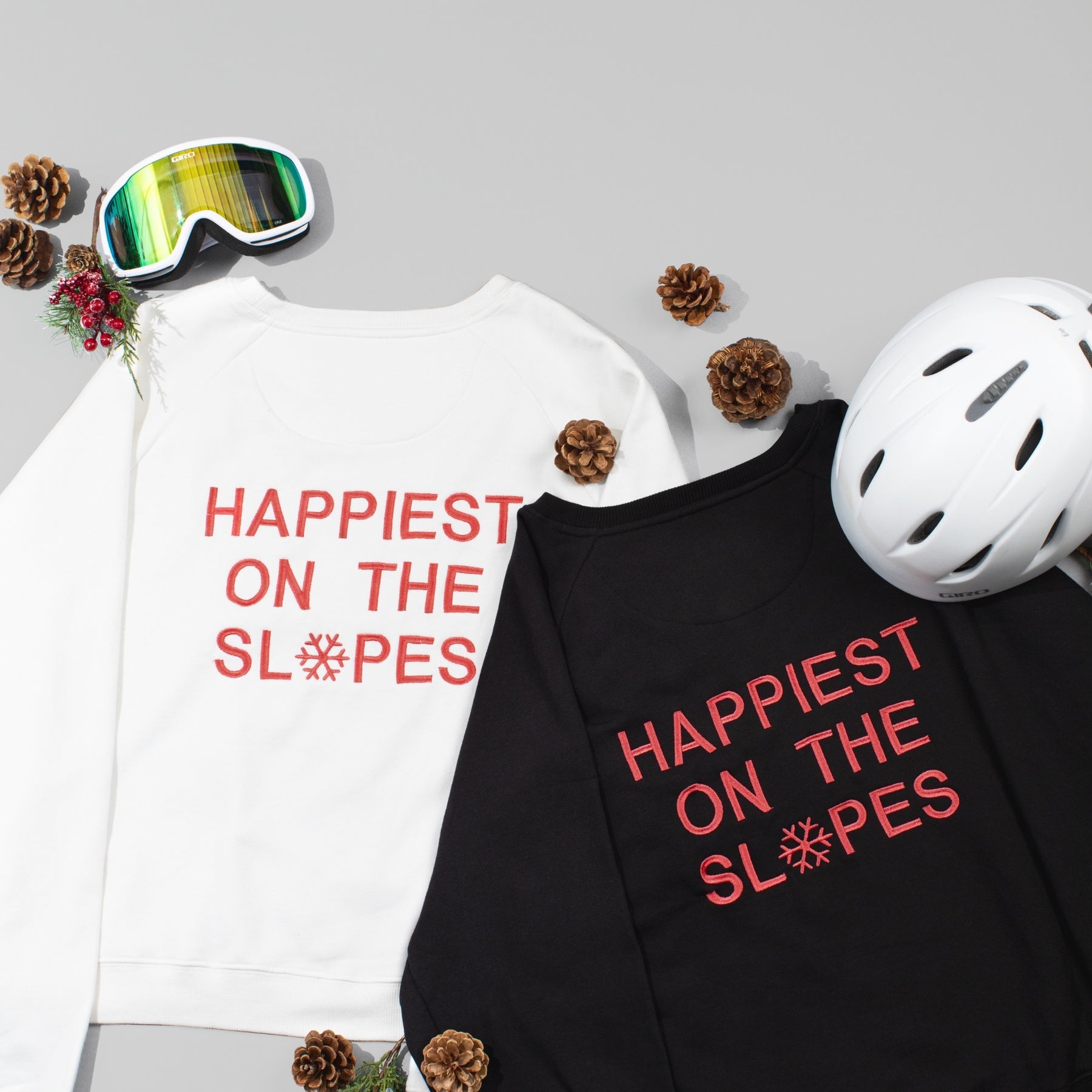 Happiest on the Slopes Sweatshirt - Fitted