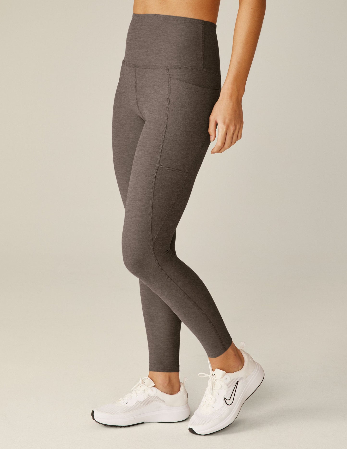 Spacedye Out Of Pocket High Waisted Midi Legging - Fitted