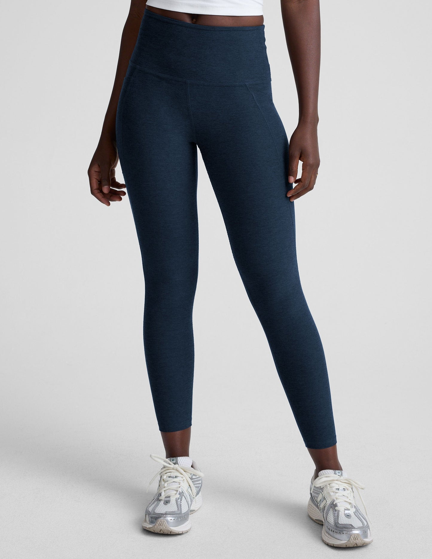 Spacedye Out Of Pocket High Waisted Midi Legging - Fitted