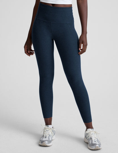 Spacedye Out Of Pocket High Waisted Midi Legging - Fitted