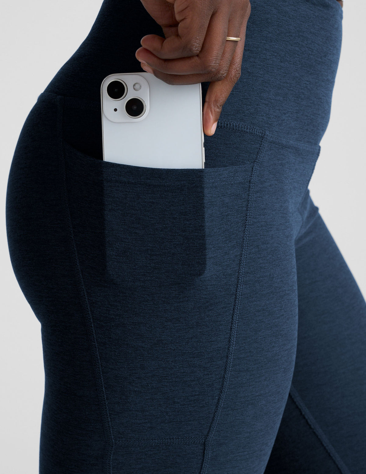 Spacedye Out Of Pocket High Waisted Midi Legging - Fitted