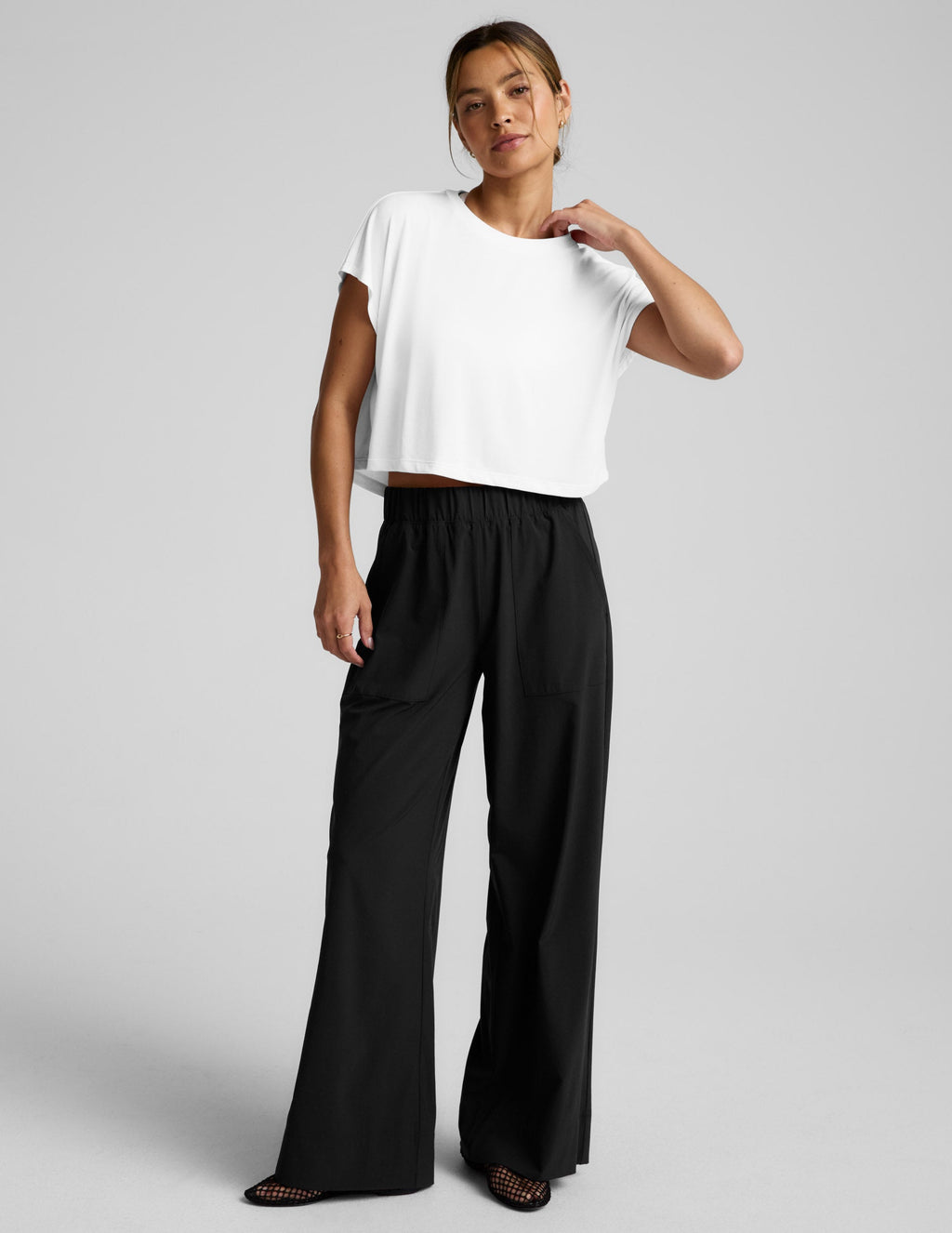 Studio Luxe Cropped Tee - Fitted