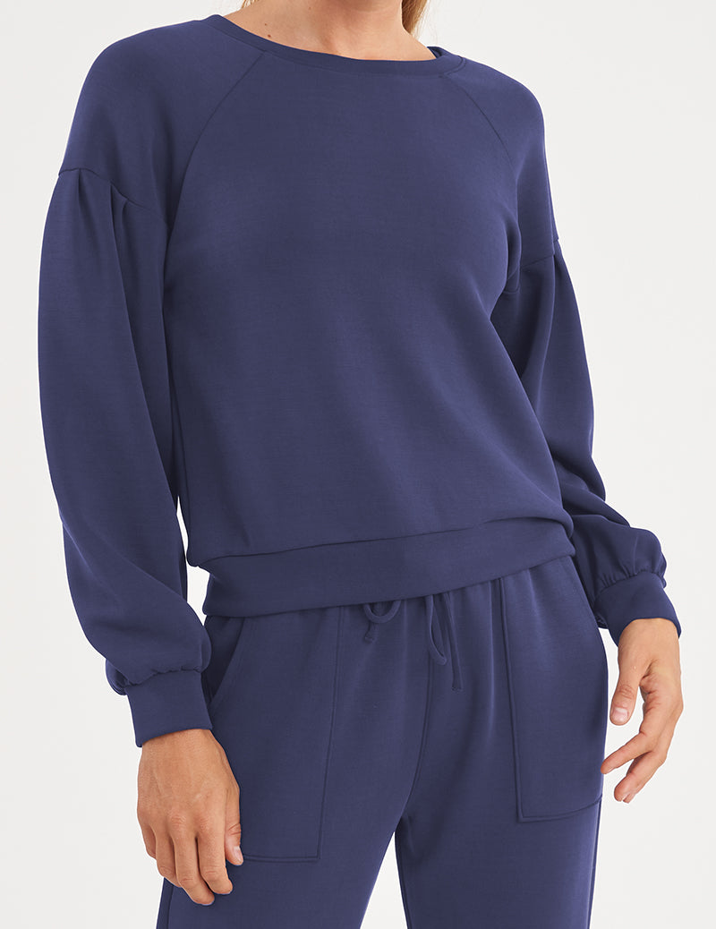 Pleated Pullover