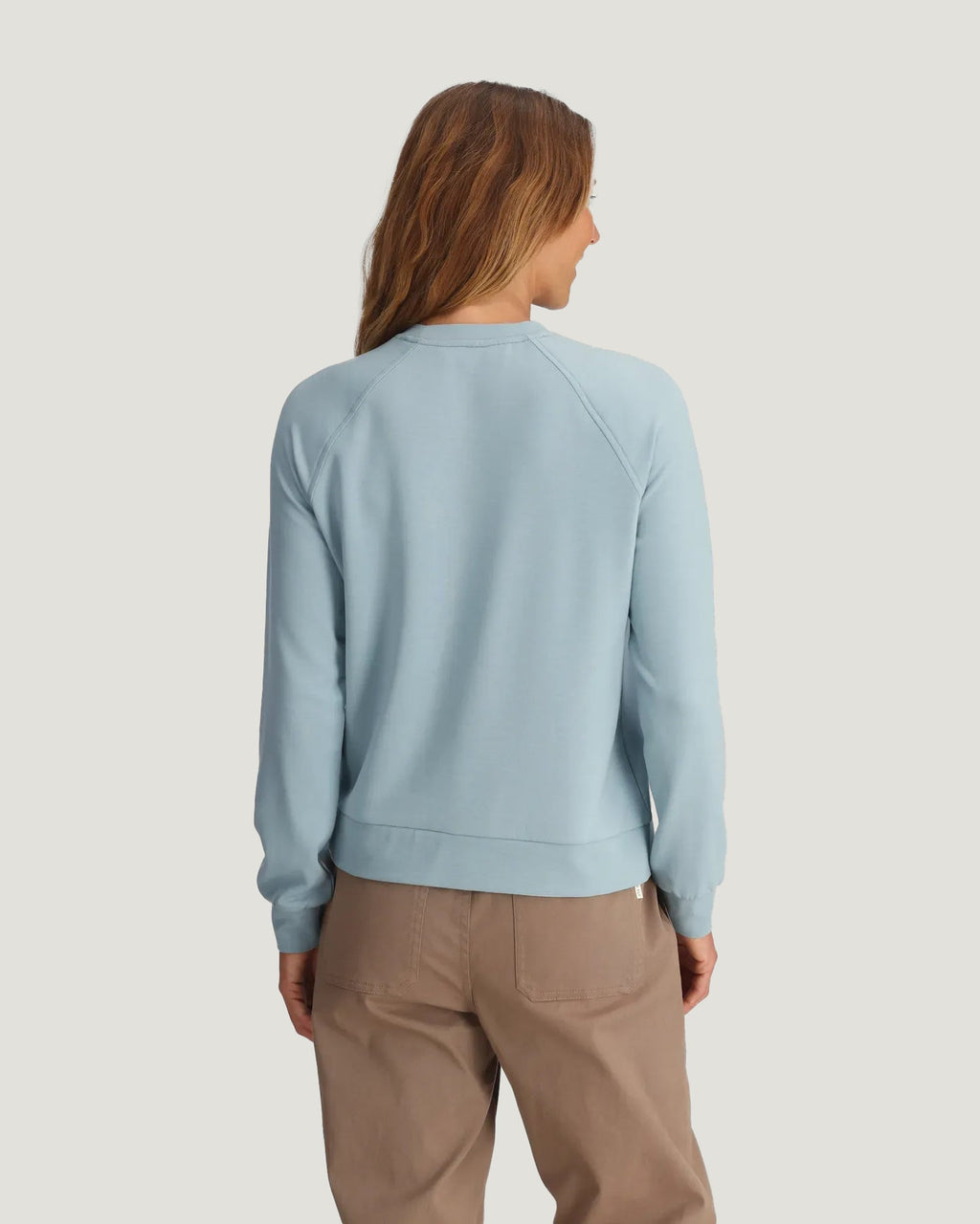 Bamboo Lightweight Fleece Crew - Fitted