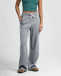Bamboo Lightweight Fleece Wide Leg Pant - Fitted