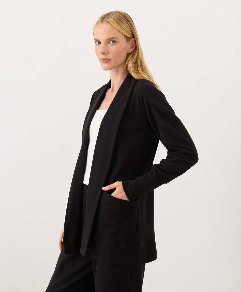 Airplane Wrap Cardigan - Fitted