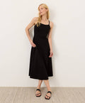 Fit & Flare Midi Dress - Fitted