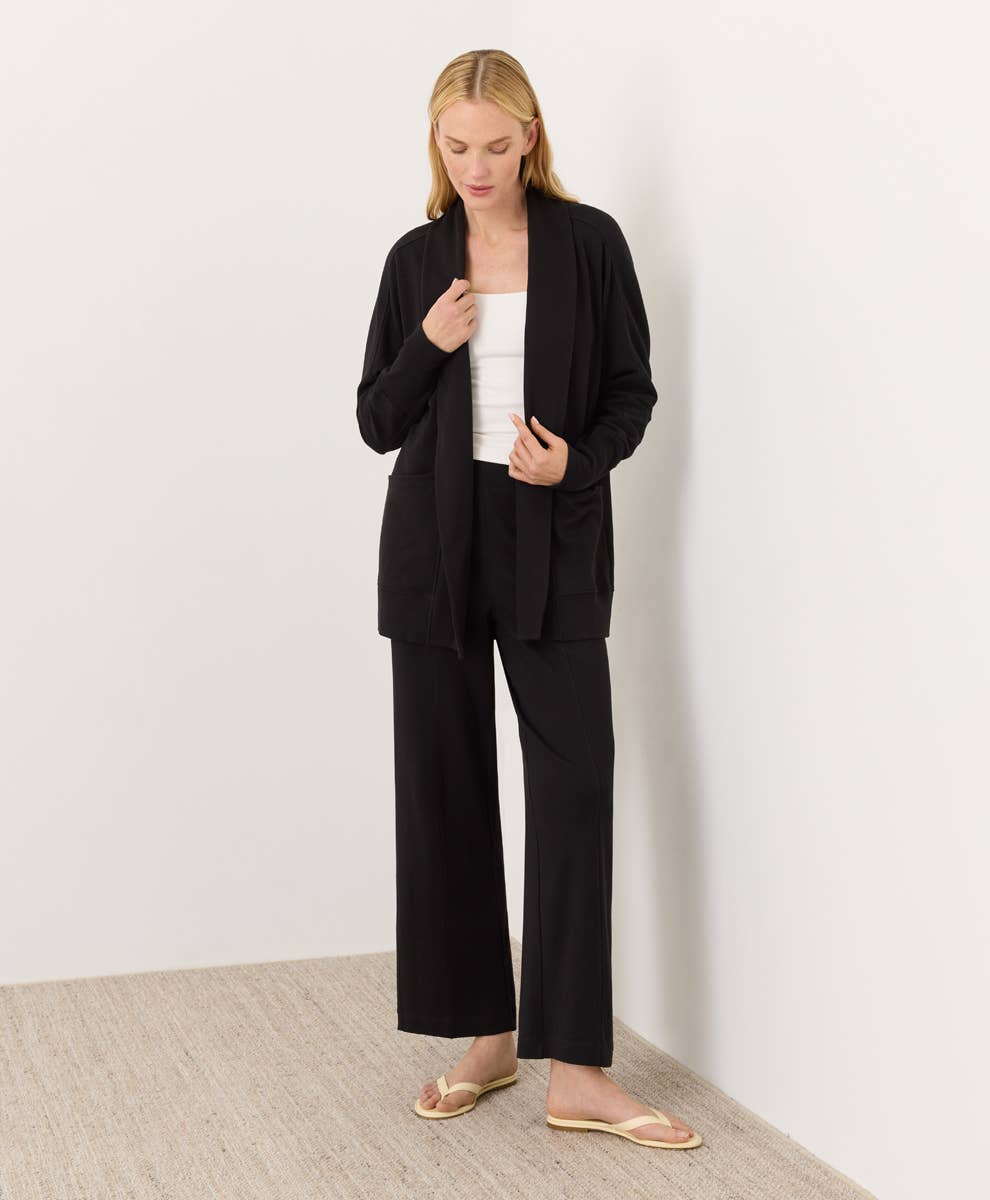 Airplane Wrap Cardigan - Fitted