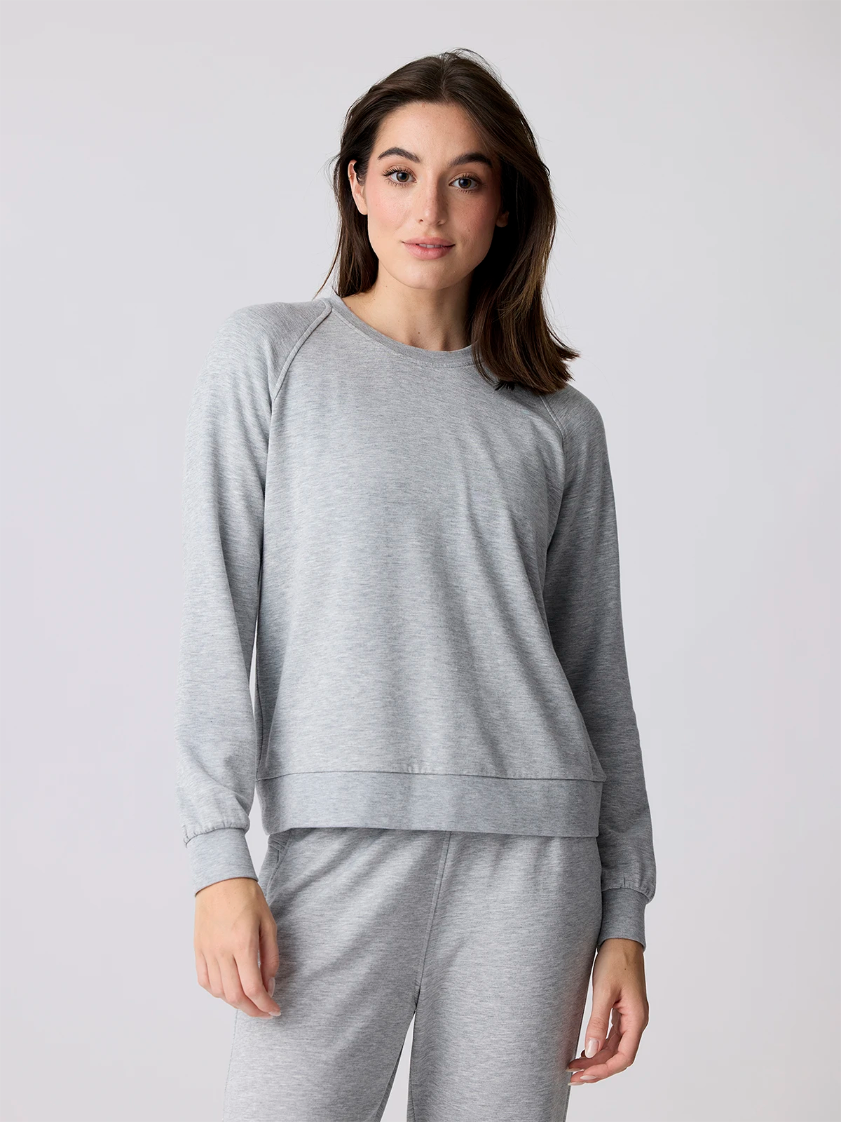 Bamboo Lightweight Fleece Crew - Fitted