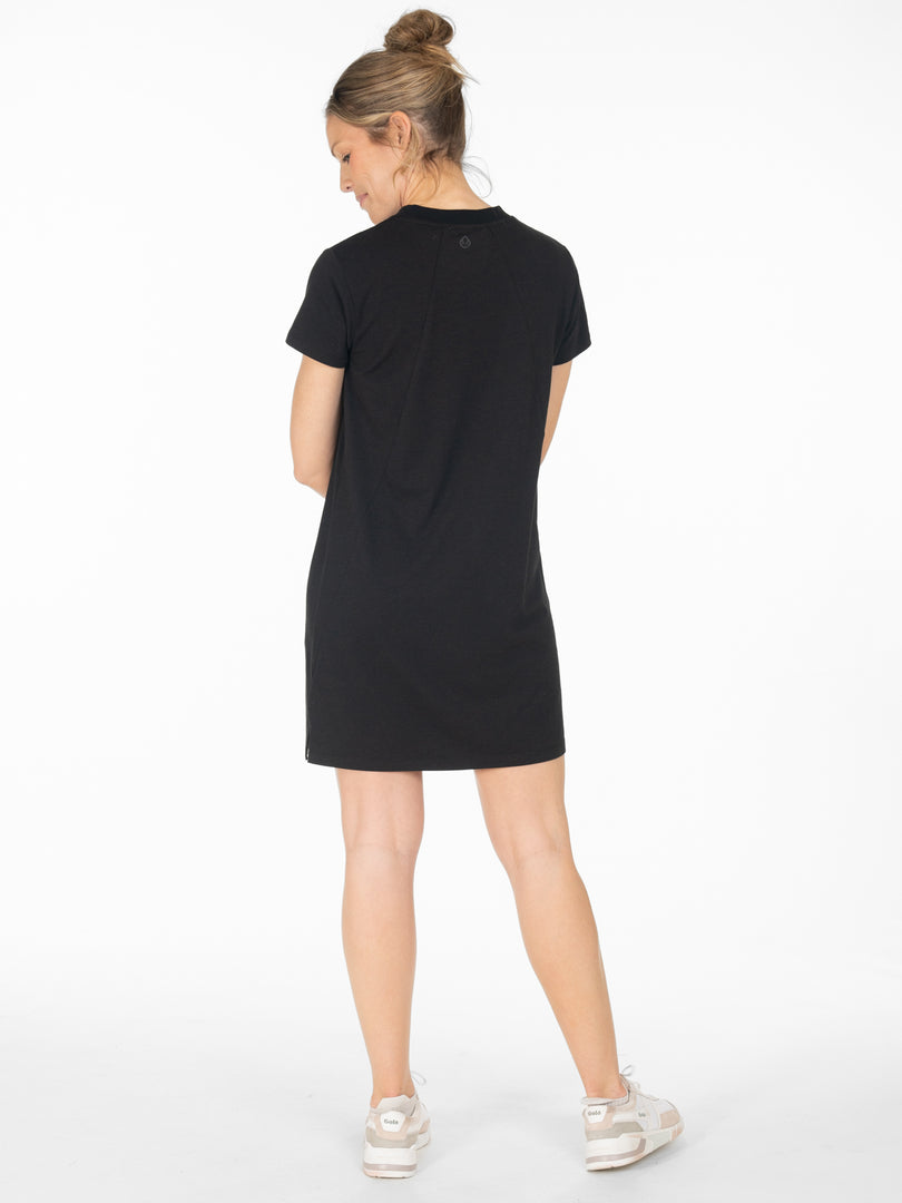 Black T-Shirt Dress | Jopokart